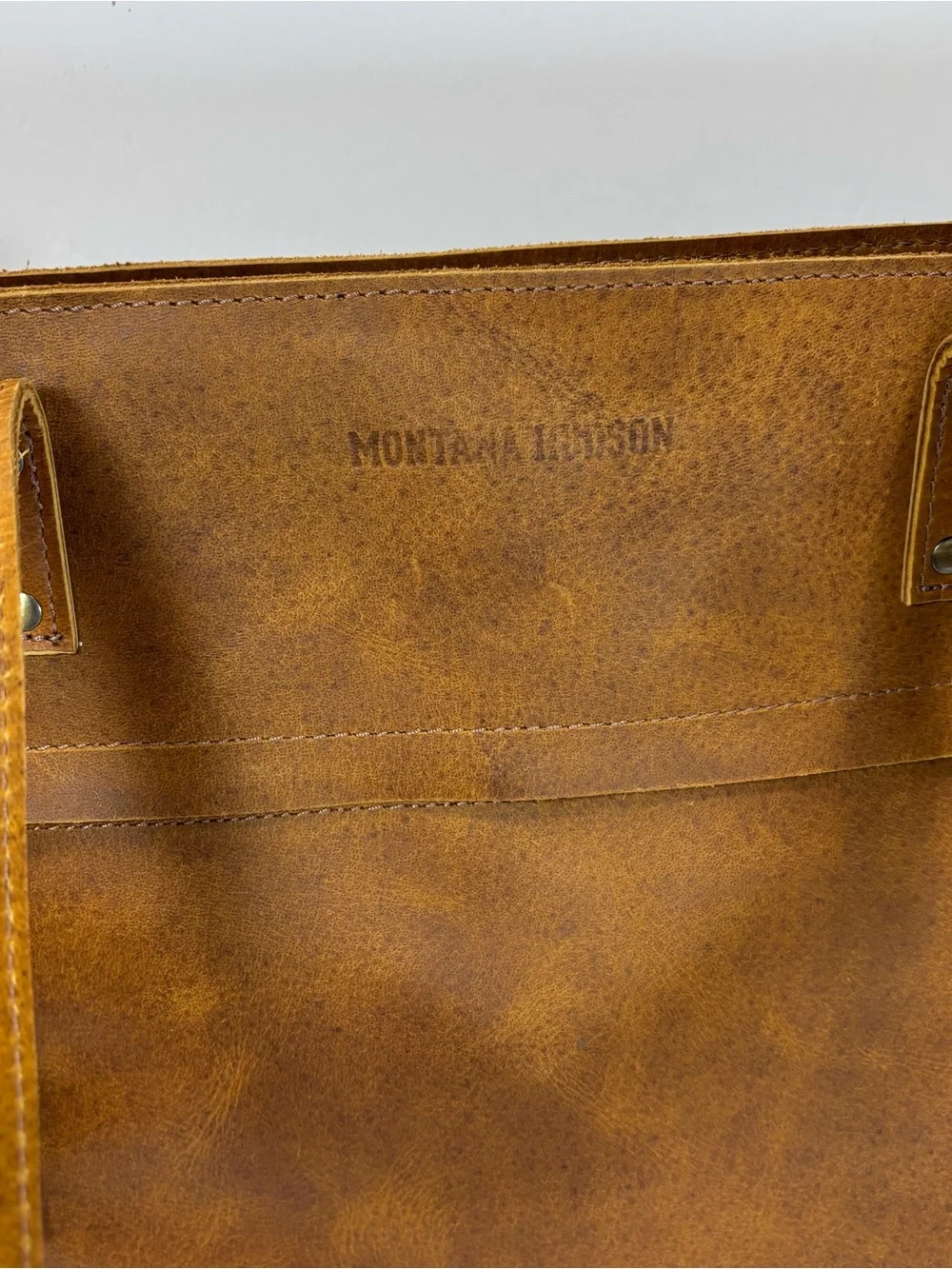 Montana Hudson tan leather